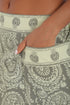 Harem printed pants with one pocket on the side